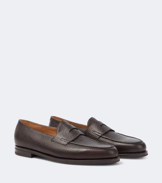 John Lobb Mocasines penny de piel