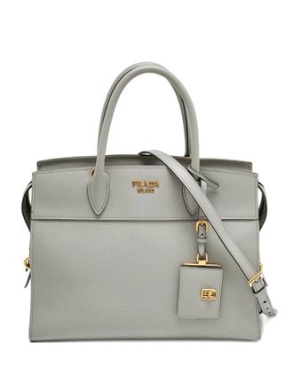 Prada Paradigme leather tote bag - Grey