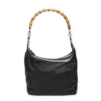 Gucci Bamboo Zip Hobo schoudertas