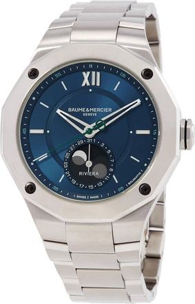 Baume & Mercier Riviera Automatic Blue Dial Mens Watch M0A10682
