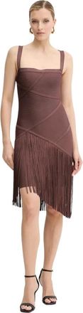 H&eacute;rve L&eacute;ger Mujer, Vestidos, Marr&oacute;n, Talla: XS