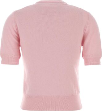 Jil Sander Womens Jumper Pink Wool Vergine