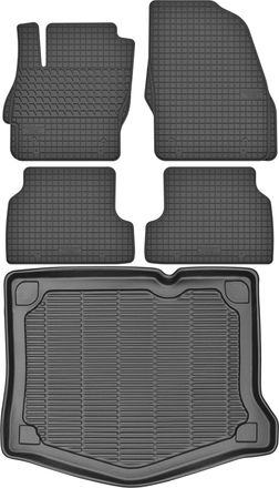 OEM Juego De Alfombrillas De Goma Para Coche Y Maletero Para Ford Focus Ii Hatchback (2004-2011)