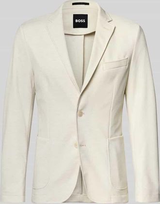 HUGO BOSS Slim Fit Sakko mit Viskose-Anteil Modell P-HANRY-J-WG-PK-261F in Beige, Gr&ouml;&szlig;e 102