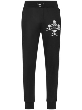 Philipp Plein Skull & Bones track pants - Black