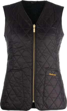 Barbour Zwarte Liner Vest Dameskleding - Dames - Bodywarmers - Zwart - S - Jassen
