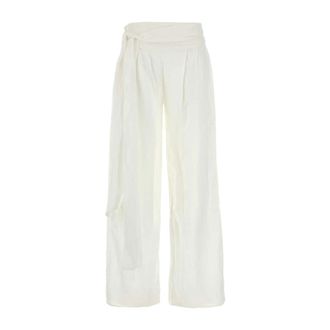 Lois Wide Trousers, female, White, Size: W28 Sage Wide-Leg Pant