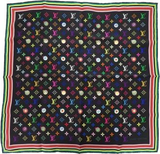 Louis Vuitton Pre-owned Silk scarves - Dames - Vintage Accessoires - Veelkleurig - ONE Size - Vintage