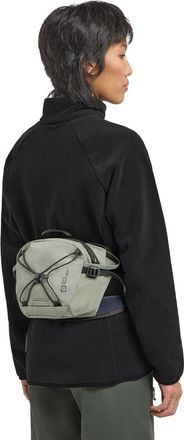 Jack Wolfskin Bauchtasche JACK WOLFSKIN VELOCITY HIPBAG, Damen, Gr. onesize, gr&uuml;n (mintleaf), Polyamid, Taschen Bauchtasche