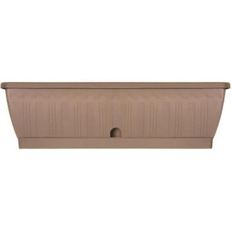 OEM Jardini&egrave;re - Garden Id Terraflor - Taupe 60 Cm - Solidez - Reserva De Agua - Reciclado Y 100% Reciclable - Volumen Para Plantas