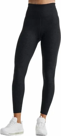YEAR OF OURS Womens Stretch Sculpt High Legging In Heather Black