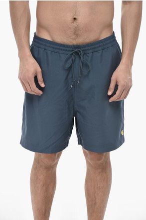 Carhartt Work in Progress Boxer Swim Trunks CHASE in Solid Color with Embroidered Logo size Xl
