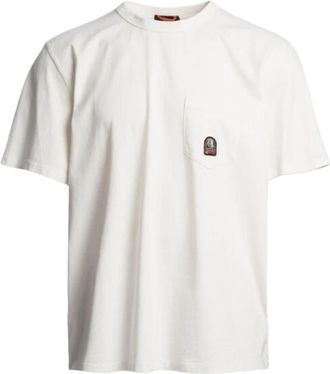Parajumpers Neel T-Shirt - Heren - T-shirts - Wit - XL - Katoen - Tops