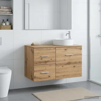 vidaXL Vidaxl Armadio Bagno In-between Legno Antico 30 X 44,5 X 50 Cm
