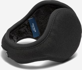 Cole Haan Mens Heritage Behind the Head Earmuffs - Black