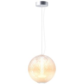 Maytoni Maytoni Bruma L&aacute;mpara De Techo Colgante Moderna Con Forma De Globo, Regulable, Cromo, 2700 K, 2000 Lm, Pantalla Blanca