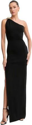 Elisabetta Franchi Vestido de Punto para la Alfombra Roja - Dresses - Mujer - Negro - S