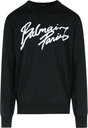 Balmain Black Straight Fit Sweatshirt