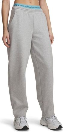 Under Armour Icon Fleece Barrel Pants in Mod Gray Full Heather at Nordstrom, Size Xx-Large