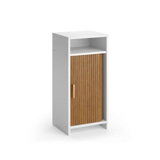 Vicco Armario Mediano Norea, Roble/blanco, 34 X 72.5 Cm, Vicco