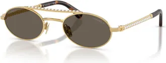 Chanel CH4297H Sunglasses - Gold
