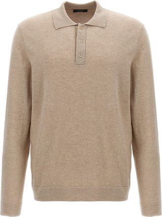 Zanone Cashmere Wool Polo Shirt