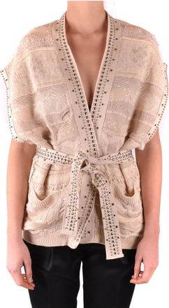 Laneus Vest - Dames - Vesten - Beige - M - Truien & Vesten