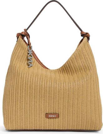 DKNY Paula Hobo Bag in Natural/Saddle at Nordstrom Rack