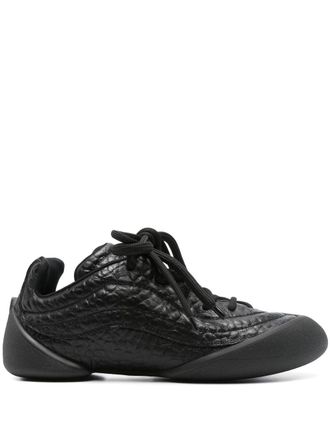 Alexander McQueen Flexion sneakers - women - Sheep Skin/Shearling/Rubber/Polyurethane/Calf Leather - 37.5 - Black