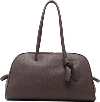 Jacquemus Le Turismo Leren Handtas - Dames - Schoudertassen - Bruin - ONE Size - Leer - Tassen