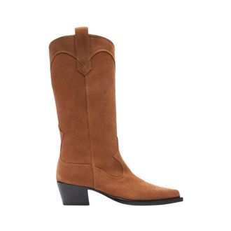 Scarosso Cowboy Boots, female, Brown, Size: 7 1/2 US Dolly Boot