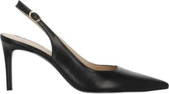 Stuart Weitzman Black Power 75 Slingback Pumps