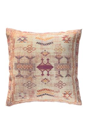 Calma House Funda de coj&iacute;n color marr&oacute;n 80x80