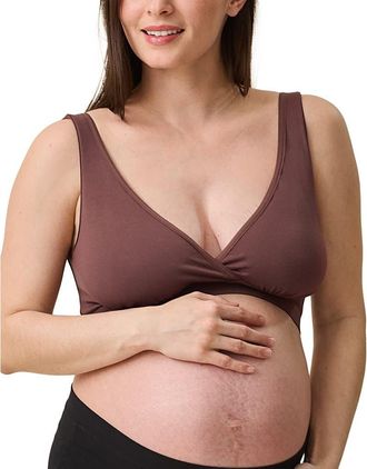 Kindred Bravely Every Stage Crossover Bra in Cocoa at Nordstrom, Size X-Small