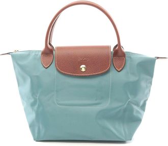Longchamp Le Pliage S Canvas Leather Handbag