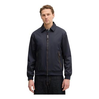 Guess Hombre, Chaquetas, Azul, Talla: L