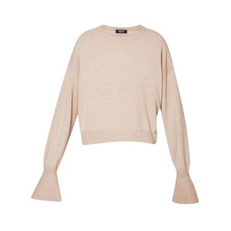 Liu Jo Round-neck Knitwear, female, Pink, Size: S Round-neck Knitwear