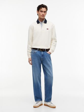 Tommy Hilfiger Mens Tommy Jeans Tapered Straight Jean - Medium Wash Denim - 30W x 34L