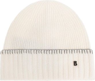 Bogner Accessoires, Dames, Beige, ONE Size, Wol, Moulan-1 Wol Beanie