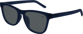 Puma PU0501SA Asian Fit 003 Mens Sunglasses Blue Size 56 - Free RX Lenses - Free RX Lenses