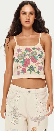 Me369 Billie Camisole Top In Cream