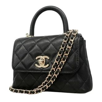 Chanel Pre-owned Vintage Handbag - Dames - Pre-owned - Zwart - Maat: ONE Size Leer