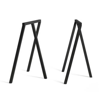 HAY Loop Tischb&ouml;cke Stand Frame, H 72 cm, schwarz (2 St&uuml;ck)