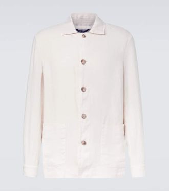 Fedeli Giacca Oxford in lino