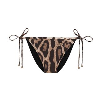 Dolce & Gabbana Bikinis, female, Brown, Size: XL Tanga