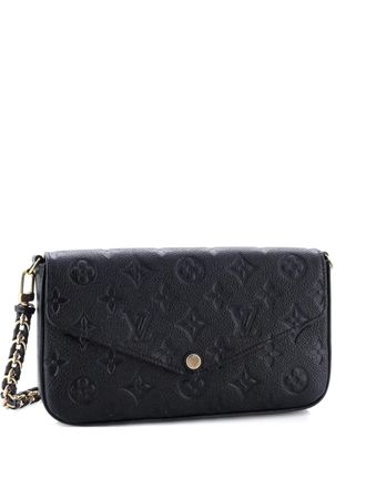 Louis Vuitton Felicie Pochette Monogram Empreinte Leather crossbody bag - Zwart