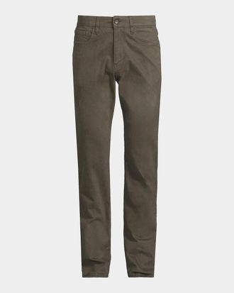Vince Men & apos;s Dylan Peached Cotton 5-Pocket Pants
