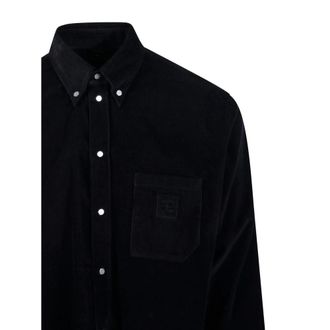 Fendi Cotton Button-Down Shirt - Black