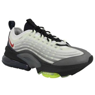 Nike Air Max ZM950 NRG Synthetic Unisex Lace Up Trainers - Black Action Red Smoke Grey - Size:UK 10.5