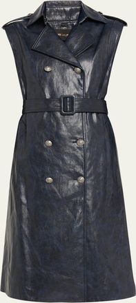 Kobi Halperin Val Double-Breasted Midi Coat Dress